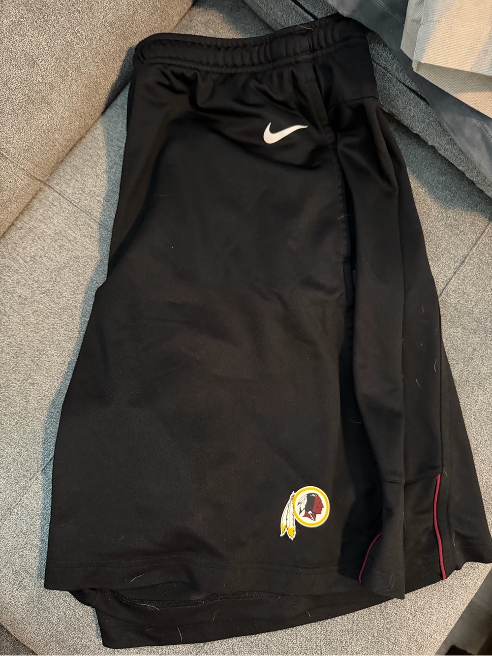 Nike Black Washington Redskins Dri-Fit Athletic Shorts